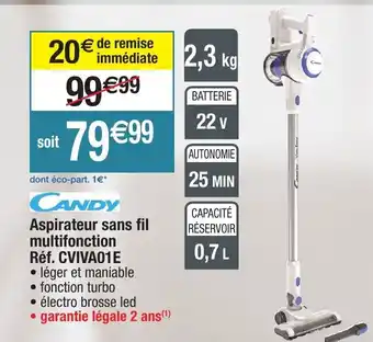 Migros Aspirateur sans fil multifonction offre