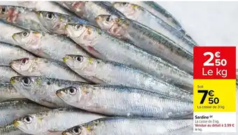 Carrefour Sardine (P) offre