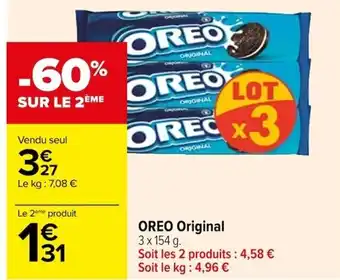 Carrefour OREO Original offre