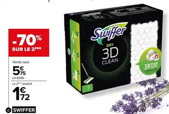 Carrefour Recharges Attrappe-poussiere pour Balai 3D SWIFFER offre
