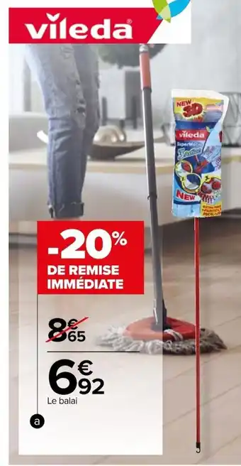 Carrefour Balai Supermocio Triple Action offre