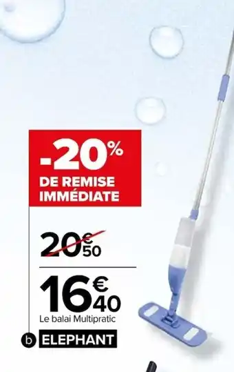 Carrefour Balai Multipratic Spray offre