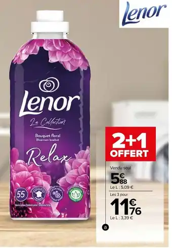 Carrefour Adoucissant LENOR offre