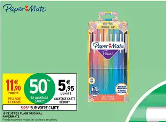 16 FEUTRES FLAIR ORIGINAL PAPERMATE
