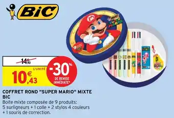 Intermarché Hyper COFFRET ROND "SUPER MARIO" MIXTE offre