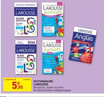 Intermarché Hyper DICTIONNAIRE LAROUSSE offre
