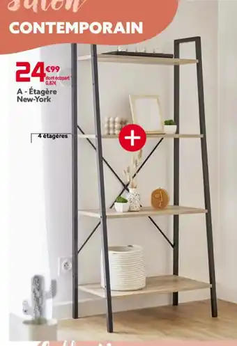 Gifi A- Étagère New-York offre
