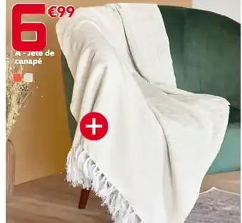 Gifi A-Jete de canapé offre