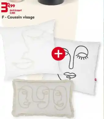 Gifi F - Coussin visage offre
