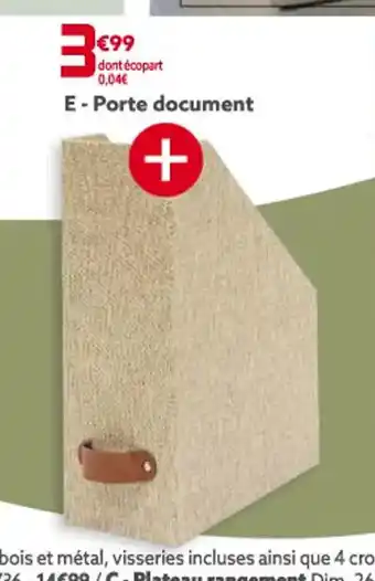 Gifi E - Porte document offre
