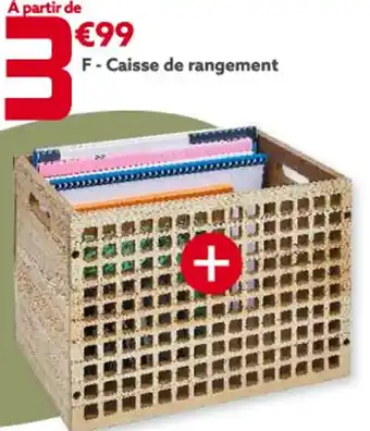 Gifi F-Caisse de rangement offre