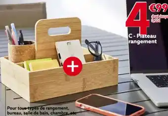 Gifi C-Plateau rangement offre
