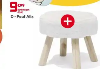 Gifi D - Pouf Alix offre