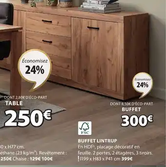 JYSK BUFFET LINTRUP offre