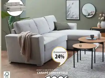 JYSK CANAPÉ CONVERTIBLE AVEC MÉRIDIENNE VEJLBY offre