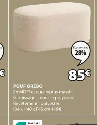 JYSK POUF OREBO offre