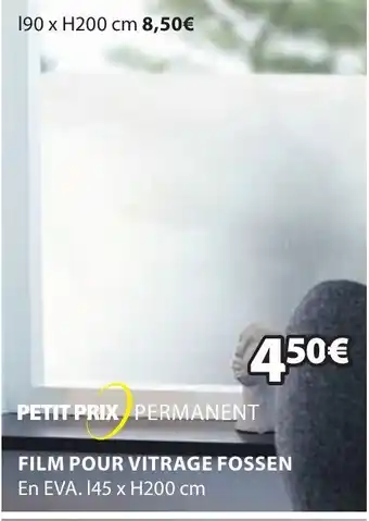 FILM POUR VITRAGE FOSSEN En EVA. 145 x H200 cm