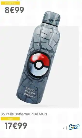 b&m Bouteille figurine POKÉMON offre