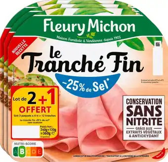 Match Fleury michon jambon offre