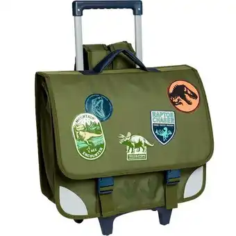 Carrefour Universal studio cartable à roulettes jurassic world offre