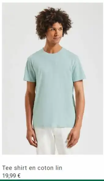 T-shirt en coton lin