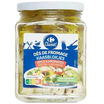 Carrefour Carrefour classic' dés de fromage offre