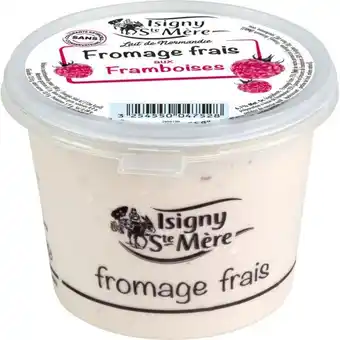 Carrefour Fromage frais aux framboises isigny ste mere offre