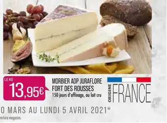 Morbier Aop Juraflore Fort Des Rousses