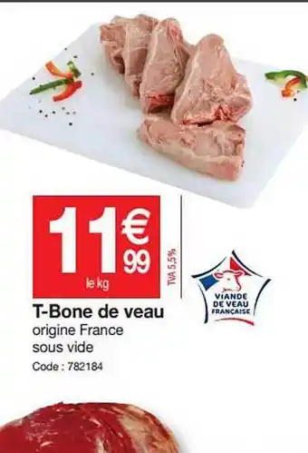 Promocash T-bone De Veau offre
