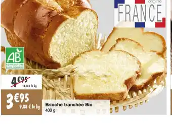 Migros Brioche tranchée Bio 400 g offre
