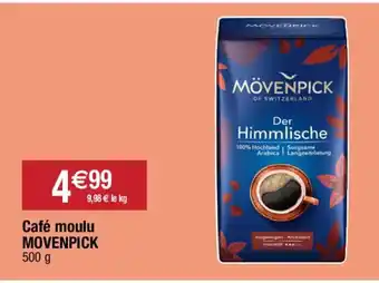 Migros Café moulu MOVENPICK 500 g offre