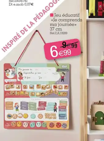 Kandy Jeu éducatif <<Je comprends ma journée»> 37 cm Réf.EA10289 offre