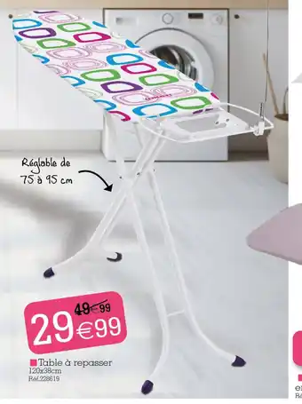 Kandy Table à repasser offre