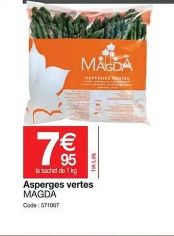 Promocash Asperges Vertes Magda offre