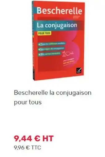 Bescherelle la conjugaison pour tous