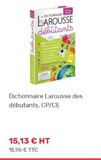 Dictionnaire Larousse des débutants, CP/CE