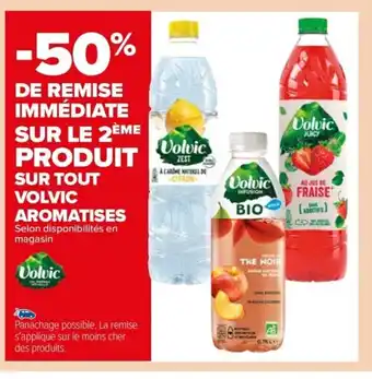 Carrefour Drive Volvic aromatises offre