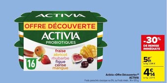 Carrefour Drive Activia <<Offre Découverte»> (P) ACTIVIA offre