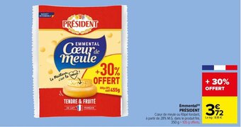 Carrefour Drive Emmental(n) PRÉSIDENT offre