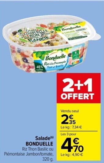 Carrefour Drive Salade(s) BONDUELLE offre
