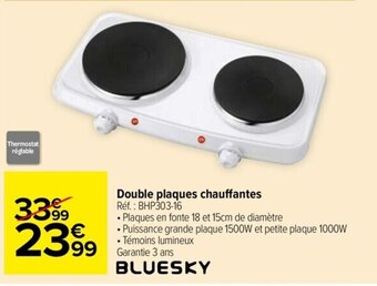 Carrefour Drive Double plaques chauffantes offre