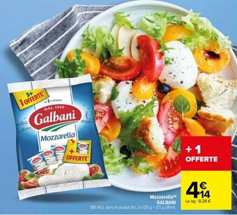 Carrefour Drive Mozzarella (9) GALBANI offre