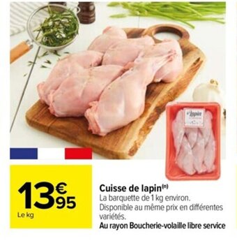 Carrefour Drive Cuisse de lapin(n) offre