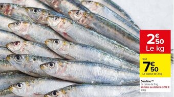 Carrefour Drive Sardine (n) offre