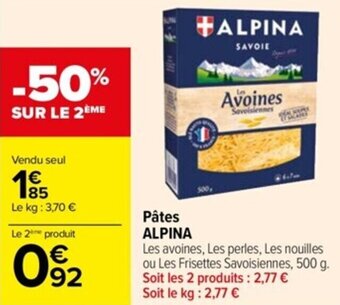 Pâtes ALPINA