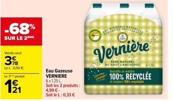 Eau Gazeuse VERNIERE