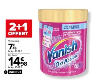 Carrefour Drive VANISH offre