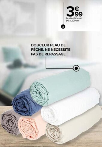 Carrefour Drive Linge de lit "Microfibre" offre