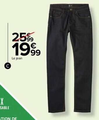 Carrefour Drive Jean homme offre
