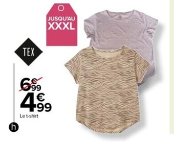 Carrefour Drive T-shirt femme offre